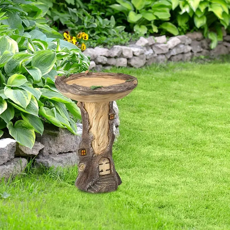7.87-inch Weatherproof Bird Bath Feeding Station