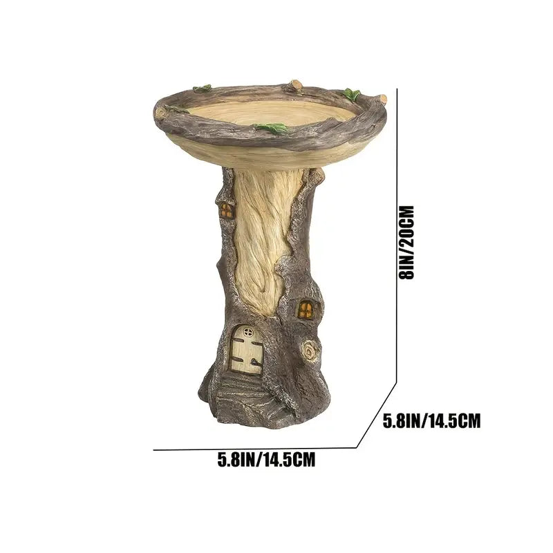 7.87-inch Weatherproof Bird Bath Feeding Station