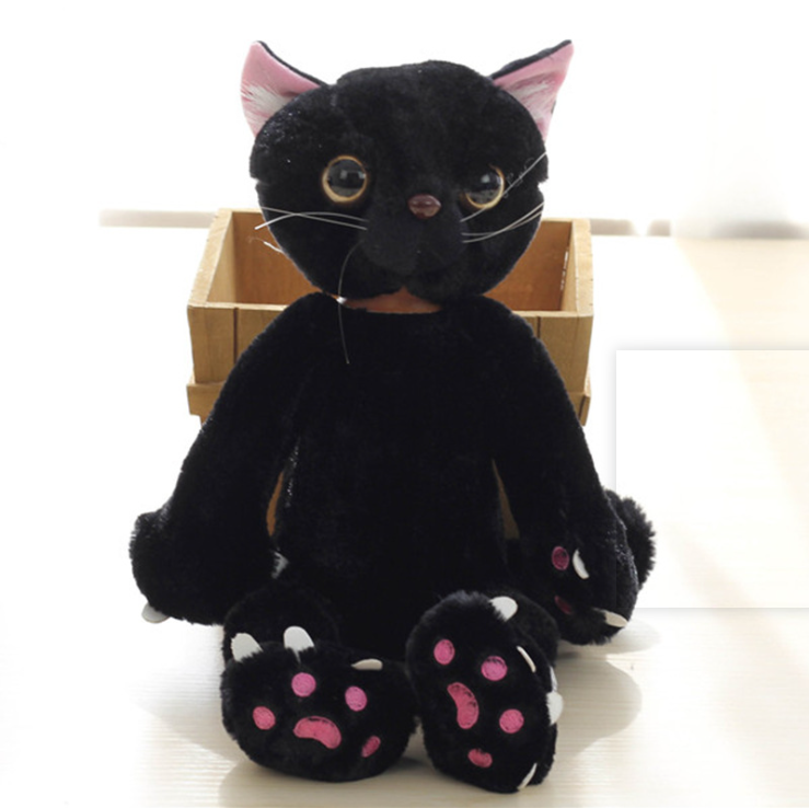 Cute Plush Cat Doll - Adorable Cat Figure