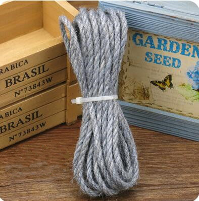 Colorful Jute Rope for DIY Crafts and Cat Toys (10m)