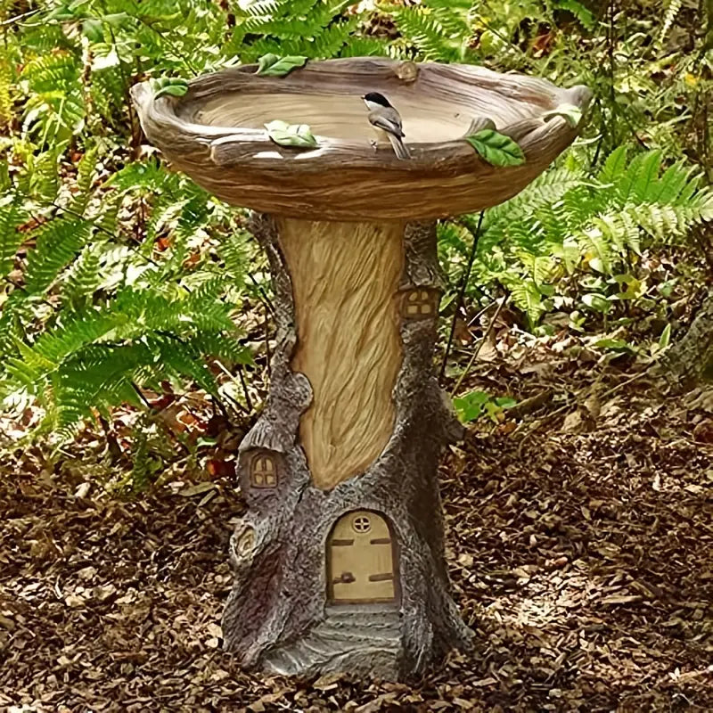 7.87-inch Weatherproof Bird Bath Feeding Station