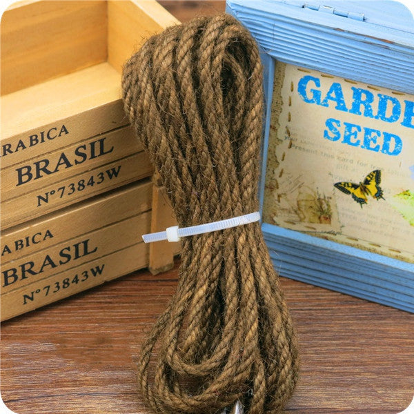 Colorful Jute Rope for DIY Crafts and Cat Toys (10m)