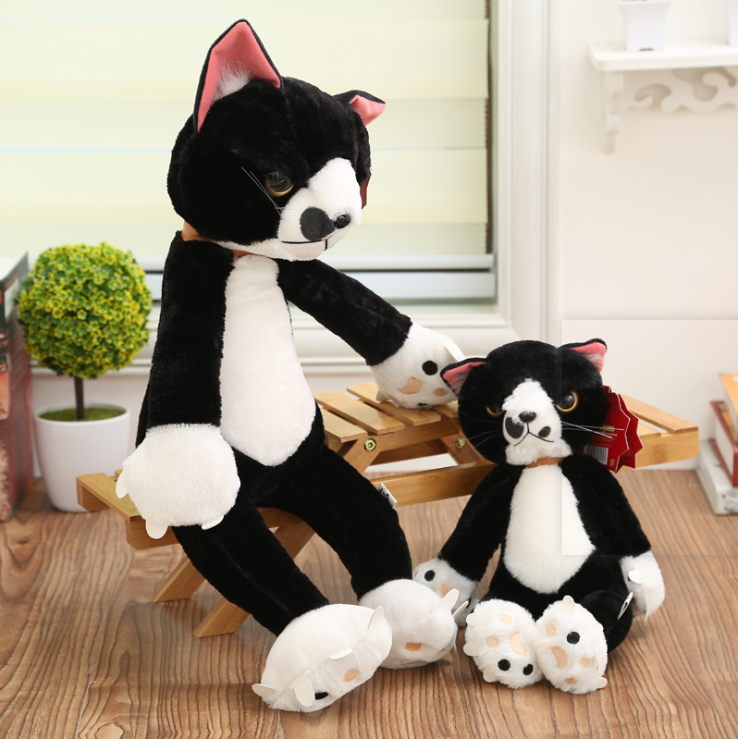 Cute Plush Cat Doll - Adorable Cat Figure