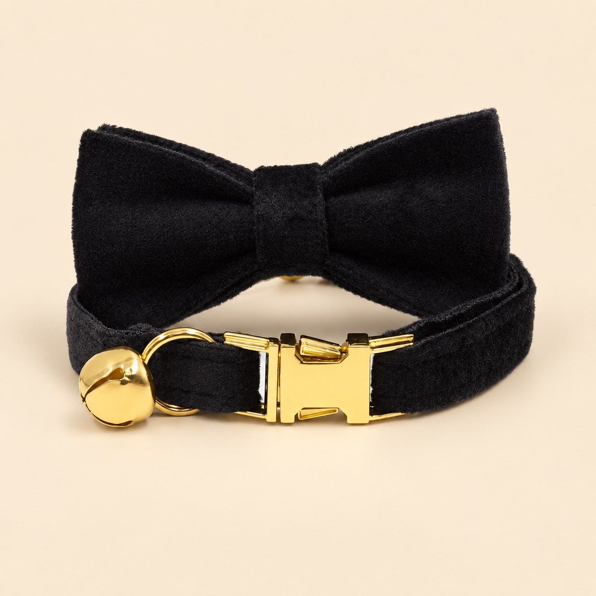 Black Velvet Cat Collar